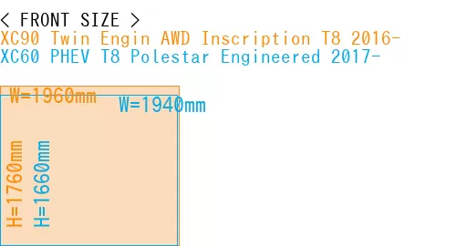 #XC90 Twin Engin AWD Inscription T8 2016- + XC60 PHEV T8 Polestar Engineered 2017-